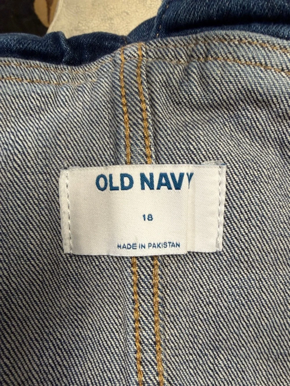 New! Old Navy Bib Overalls size 18 - Picture 4 of 5